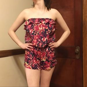 Charlotte Russe floral romper